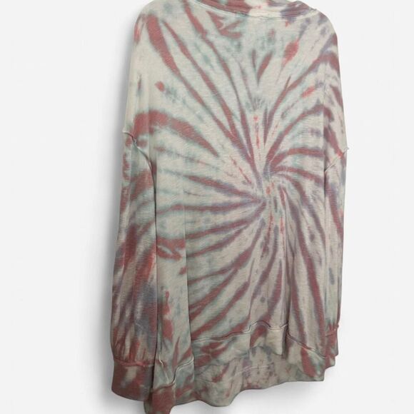 Free People We The Free “Best Catch” Tie Dye Pullover – Cozy Indie Loungecore M - Picture 7 of 8